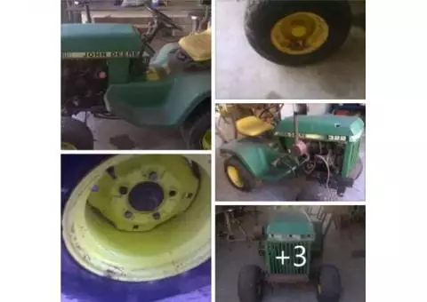 John Deere 322 yard tractor