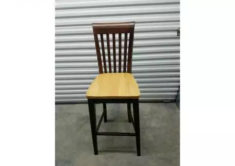 4  chairs to a counter height table